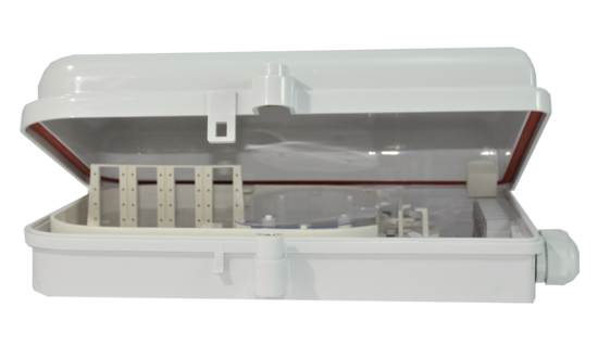 Liberty AV RF-WM16PIO | Wall-mount fiber distribution box -- 16 port with outdoor rating (requires couplers)