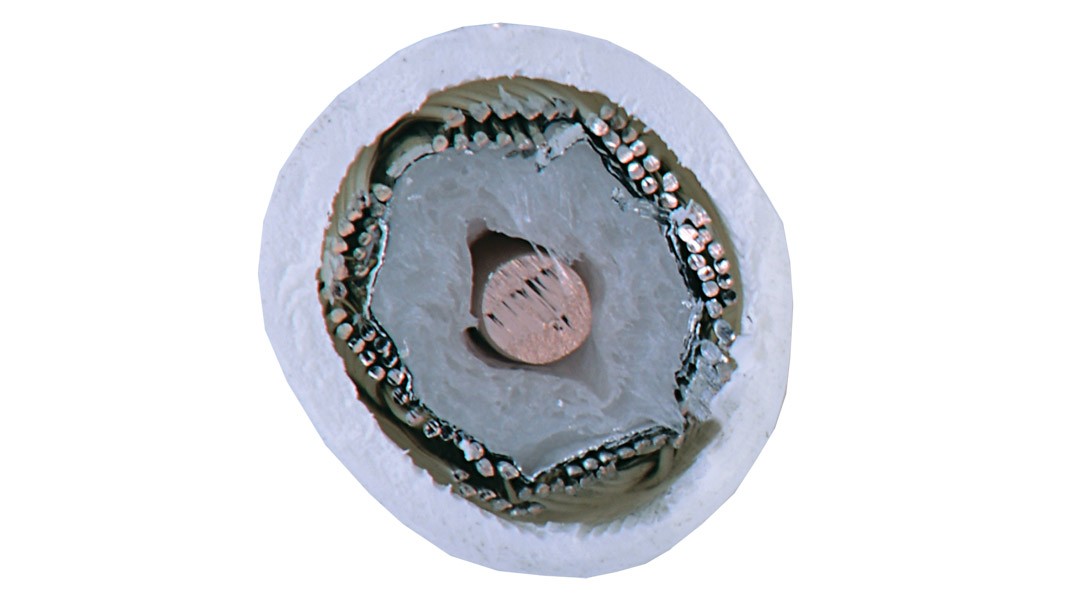 Liberty AV RG58-CMP-WHT-250 | 250 Feet White Microwave and Wireless RF195 RG58 Solid Dual Shield Plenum Cable Reel