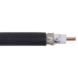 Liberty AV RG8-CMR-BLK | Black Microwave and Wireless RF400 RG8 Solid Dual Shield Cable Reel