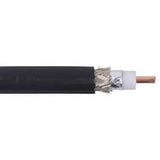 Liberty AV RG8-CMR-BLK | Black Microwave and Wireless RF400 RG8 Solid Dual Shield Cable Reel