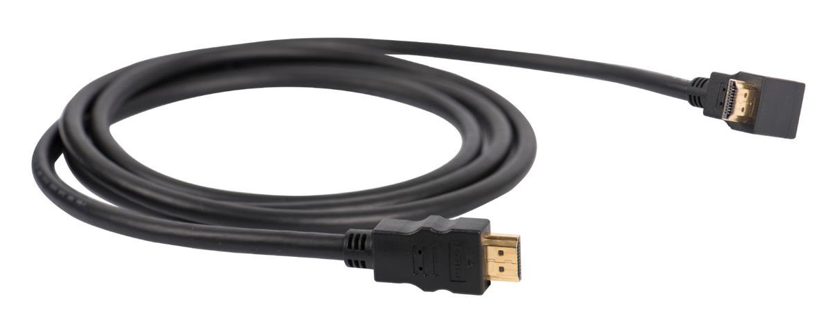 Liberty AV RVHDRAU15FT | 15" RunAV High Speed HDMI with Ethernet Right Angle Up Cable