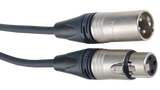 Liberty AV SQ-XLRM-F-25 | 25" Manufactured tactical microphone and audio XLR 3-pin male to female cable