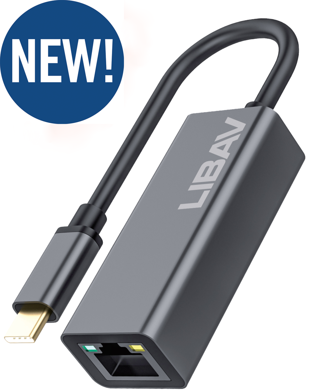 Liberty AV USBC2RJ45 | USB-C to Gigabit Ethernet Adapter