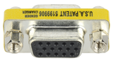 Liberty AV V5 | Economy D-SUB Coupler and Adapter VGA Female to Female Panel Mount