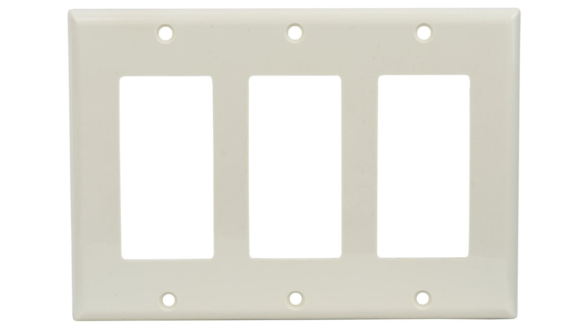 Liberty AV WP-DEC3-AL | Decor 3G Faceplate Almond