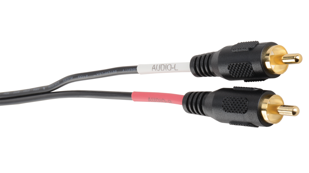 Liberty AV Z100A15FT | 15" Z100 Duplex RCA Stereo Audio Cable