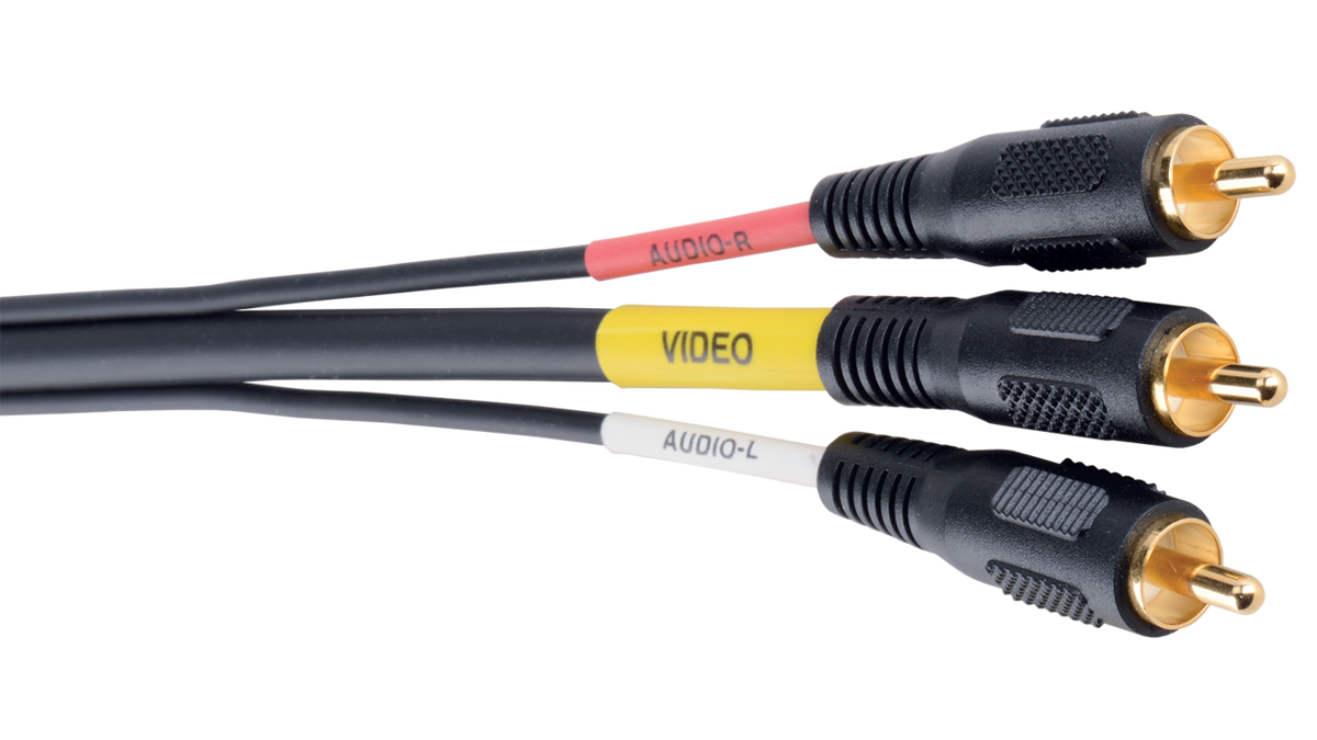 Liberty AV Z100AV25FT | 25" Z100 Triplex RCA Audio / Video Cable