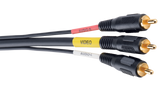 Liberty AV Z100AV25FT | 25" Z100 Triplex RCA Audio / Video Cable