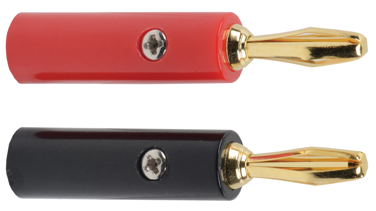 Liberty AV ZB02 | Economy Single Banana Pairs for 14-18 AWG Speaker level Audio Cable