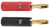 Liberty AV ZB02 | Economy Single Banana Pairs for 14-18 AWG Speaker level Audio Cable