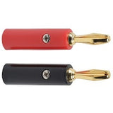 Liberty AV ZB02 | Economy Single Banana Pairs for 14-18 AWG Speaker level Audio Cable