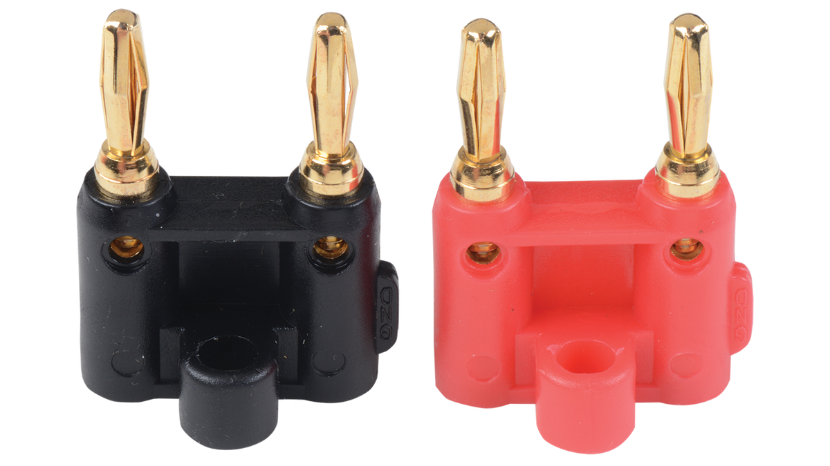 Liberty AV ZB04 | Economy Dual Banana Plug pairs for Speaker level Audio Cable