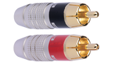 Liberty AV ZD01 | Premium RCA pair for 7.5mm and smaller Audio Cable