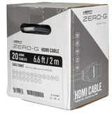 Liberty AV ZG-H01MBP | 3.28 Feet Zero-G 18G Flex HDMI Black 1.0 Meter
