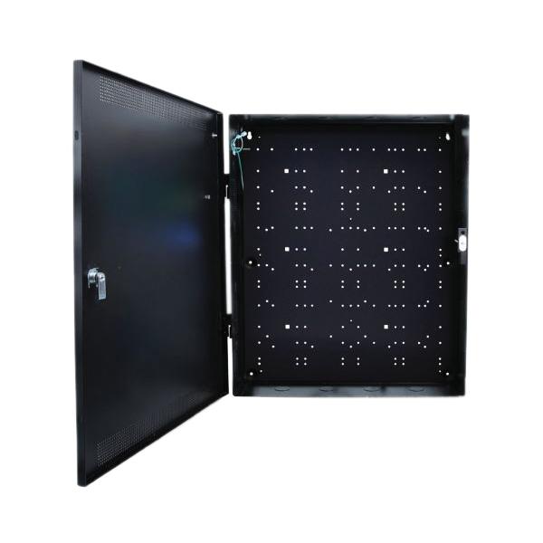 LifeSafety Power E4-BOXED | Standard Enclosure, 20 in. W, 6-1/2 in. D, 24 in. H, Black