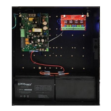LifeSafety Power FPV4-D8E1 | 8 Auxiliary DC Power System, 12 V, 24 V, 4 A, 8-Output