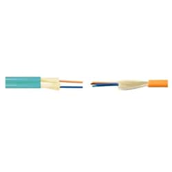 Linear Corporation 340026G01 | Indoor Interconnected Fiber Cable, Plenum Rated, 2-Fibers, Flame Retardant PVC Orange Jacket