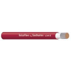 Linear Corporation 57126401 | TelcoFlex II Central Office Power Cable, 6 AWG, Single Conductor, Red
