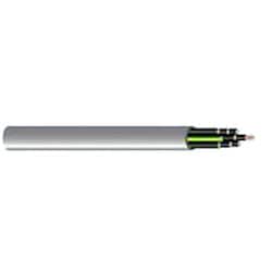 Linear Corporation 581513 | 18-7 Conductor Stranded Flex Bare Copper PVC Nylon Jacket, Black