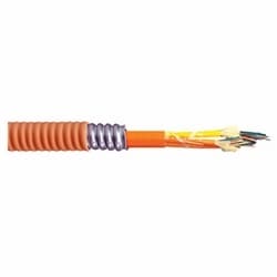 Linear Corporation L4006N401 | Indoor Premises Fiber Interlock Armored Cable, Aqua Jacket