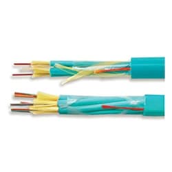 Linear Corporation P3024K1B1 | 3mm Microarray Breakout Fiber Cable, OFNR Riser, Aqua Jacket