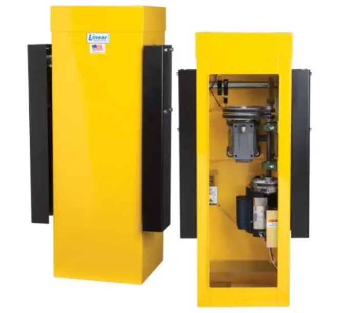 Linear SG-TB-25-211-WS | 1/2 HP Barrier Gate with Wishbone Arm, 115V White