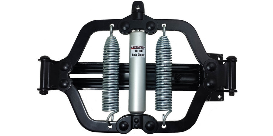 LockeyUSA TB100 | Gate Closer, Regular Arm, Powder-Coated Steel Body