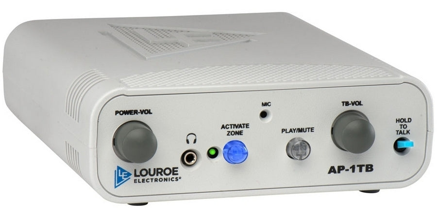 Louroe Electronics LE-001 | Audio Monitoring Base Station, 12 VDC, 1 W, 100 Hz–10 kHz, Dual RCA Input