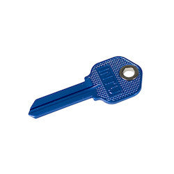 Lucky Line Products 15530 | Magnetic Key, KW1 (Kwikset), Blue, 1/Card