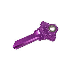 Lucky Line Products 15668 | Magnetic Key, SC1 (Schlage), Magenta, 1/Card