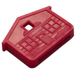 Lucky Line Products 16202 | Key Identifier Cap, House, 1-1/4" Length x 1" Width, Vinyl, 2 each per Card