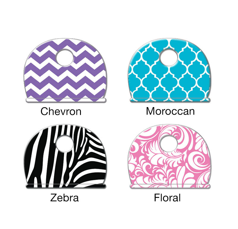 Lucky Line Products 16327 | Key Identifier Cap, Designer, 1" Length x 3/4" Width, Vinyl, 800 each per Medium Jar