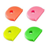 Lucky Line Products 16526 | Key Identifier Cap, Standard, 1" Length x 3/4" Width, Vinyl Rubber, Neon, 200 each per Small Jar