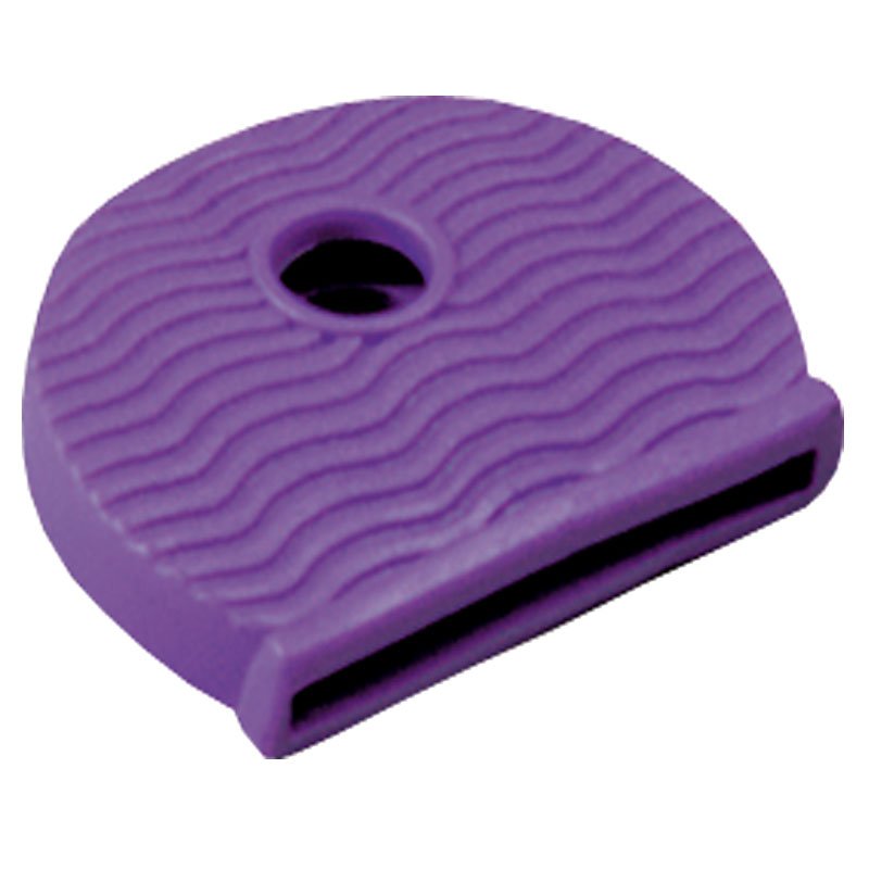 Lucky Line Products 16530 | Key Identifier Cap, Standard, 1" Length x 3/4" Width, Vinyl Rubber, Blue, 50 each per Pack