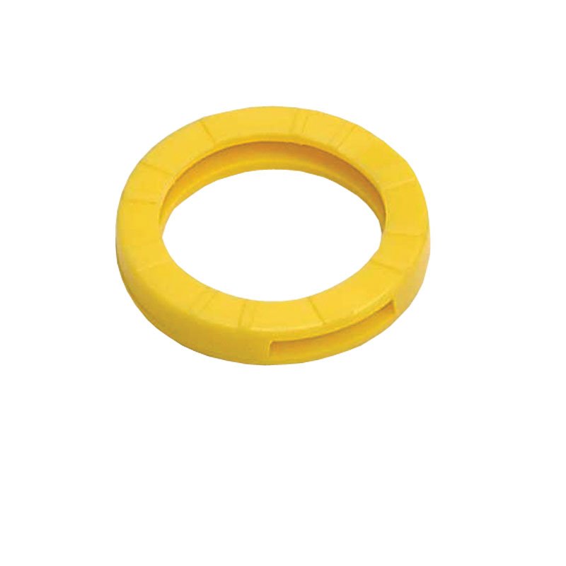 Lucky Line Products 16720 | Key Identifier, Medium, 1" Diameter, Vinyl Rubber, Black, 50 each per Pack