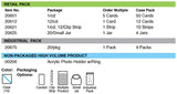 Lucky Line Products 20625 | Acrylic Photo Key Holder 20/Jr