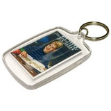 Lucky Line Products 20601 | Photo Holder Key Tag, Small Sleek, 2-Piece, 1-3/4" Width x 2-1/4" Height, Acrylic, Clear, for 1" x 1-1/2" Photo, 1 each per Card
