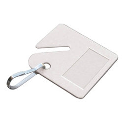 Lucky Line Products 26690 | 1-1/2" Cabinet Tags Display, White, 100/Box