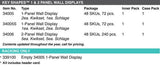 Lucky Line Products 34006 | Key Panel Wall Display, 2-Panel, 12" Width x 12" Height, for Slatwall or Pegboard, 240 Piece per Pack