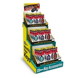 Lucky Line Products 34448 | Key Remote Skin Display, 6" Width x 3-1/4" Depth x 5-3/4" Height, 36 each per 3-Tier Wire Display