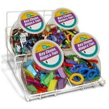 Lucky Line Products 34466 | Counter Jar Display, Medium, 14" Width x 14-1/2" Depth x 11" Height, Metal Wire