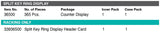 Lucky Line Products 36500 | Split Key Ring Counter Display, 365-Piece, 6" Width x 6" Depth x 13" Height, Tempered Steel, Nickel Plated
