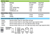 Lucky Line Products 40427 | Secure A Key With Ring 100/Jr