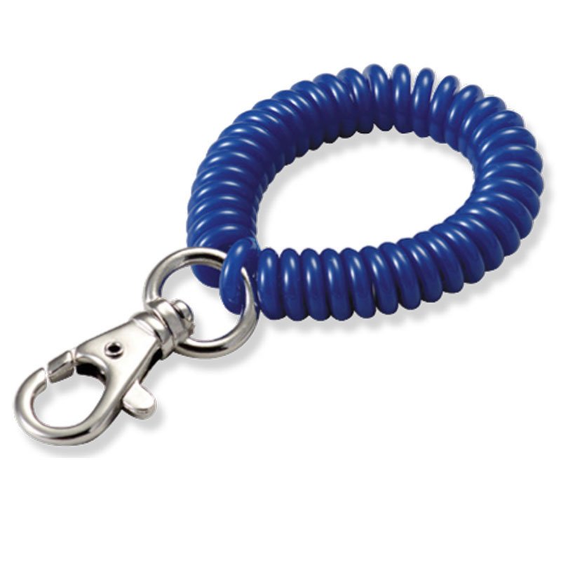 Lucky Line Products 40701 | Wrist Coil with Trigger Snap, Assorted Colors, 1/Card