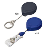 Lucky Line Products 42825 | Mini-Bak Badge Holdr Clip Blue 25/Pk