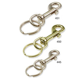 Lucky Line Products 45125 | Npz Bolt Snap With Split Key Rings 40/Jr