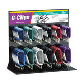 Lucky Line Products 46000 | C-Clip Counter Display with 126 Anodized Carabiner Style Key Ring