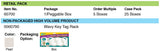 Lucky Line Products 60700 | Wavy Key Rack, 3-1/4" Width x 10-1/4" Length x 5/8" Thickness, 7 Hook, Pearlized White, 1 each per Peggable Box