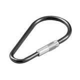 Lucky Line Products 73770 | Key Ring, Oval, 2-3/8" Length, Anodized Aluminum, Red with Brass Screw Closure, 20 each per Pack