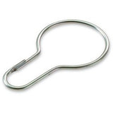 Lucky Line Products 75400 | Key Ring, Hook, 2-3/4" Length x 1-1/2" Diameter, Steel, Zinc Plated, 100 each per Display Box
